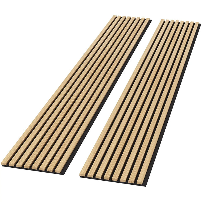 Hausvita Acoustic Solid Wood Slat Wall Panels ( 2 Panels Per Box ) - Sweatfully