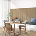 Hausvita Acoustic Solid Wood Slat Wall Panels ( 2 Panels Per Box ) -Wholesale - Sweatfully