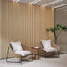 Hausvita Acoustic Solid Wood Slat Wall Panels ( 2 Panels Per Box ) - Sweatfully