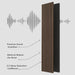 Hausvita Acoustic Solid Wood Slat Wall Panels ( 2 Panels Per Box ) -Wholesale - Sweatfully
