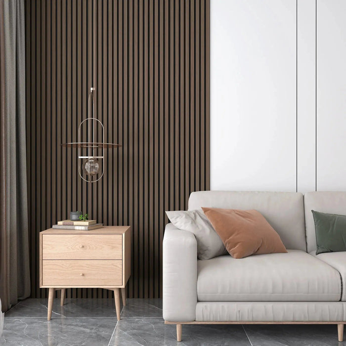 Hausvita Acoustic Solid Wood Slat Wall Panels ( 2 Panels Per Box ) - Sweatfully