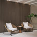 Hausvita Acoustic Solid Wood Slat Wall Panels ( 2 Panels Per Box ) - Sweatfully