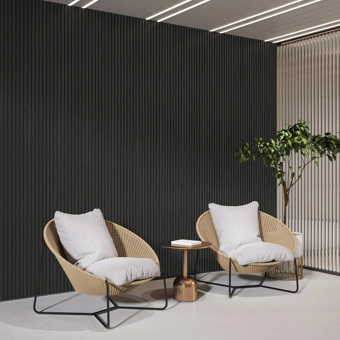 Hausvita Acoustic Solid Wood Slat Wall Panels ( 2 Panels Per Box ) -Wholesale - Sweatfully