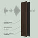 Hausvita Acoustic Solid Wood Slat Wall Panels ( 2 Panels Per Box ) - Sweatfully