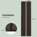 Hausvita Acoustic Solid Wood Slat Wall Panels ( 2 Panels Per Box ) -Wholesale - Sweatfully
