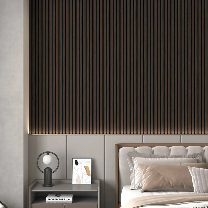 Hausvita Acoustic Solid Wood Slat Wall Panels ( 2 Panels Per Box ) - Sweatfully