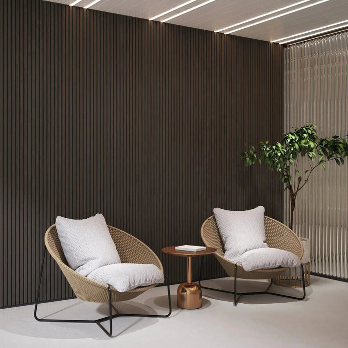 Hausvita Acoustic Solid Wood Slat Wall Panels ( 2 Panels Per Box ) -Wholesale - Sweatfully