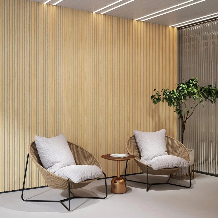 Hausvita Acoustic Solid Wood Slat Wall Panels ( 2 Panels Per Box ) -Wholesale - Sweatfully