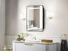 Hausvita Framed Recessed LED Light Bathroom Medicine Cabinet -small - Sweatfully