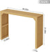 Hausvita HiKingQueens 35" Dining Bench, Indoor Wood Bench for Entryway,Living Room,Kitchen and Bedroom (Nature, Long Bench) - Sweatfully