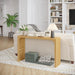 Hausvita HiKingQueens 35" Dining Bench, Indoor Wood Bench for Entryway,Living Room,Kitchen and Bedroom (Nature, Long Bench) - Sweatfully