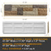 Hausvita Faux Stone Wall Siding Panel, PU Stone Veneer Exterior, 46.46" x 13" - Sweatfully