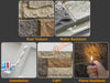 Hausvita Faux Stone Wall Siding Panel, PU Stone Veneer Exterior, 46.46" x 13" - Sweatfully