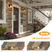 Hausvita Faux Stone Wall Siding Panel, PU Stone Veneer Exterior, 46.46" x 13" - Sweatfully