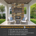 Hausvita Faux Stone Wall Siding Panel, PU Stone Veneer Exterior, 46.46" x 13" - Sweatfully