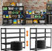 Hausvita Storage Shelves Heavy Duty, 48" L x 18" W x 72" H Garage Wire Shelving Unit Loads 2000LBS, 5-tier Adjustable Metal Industrial Utility Shelf Rack for Kitchen, Laundry Room, Pantry, Warehouse, Basement - Sweatfully