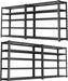 Hausvita Storage Shelves Heavy Duty, 48" L x 18" W x 72" H Garage Wire Shelving Unit Loads 2000LBS, 5-tier Adjustable Metal Industrial Utility Shelf Rack for Kitchen, Laundry Room, Pantry, Warehouse, Basement - Sweatfully