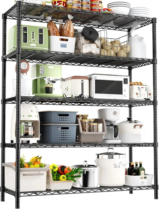 Hausvita Storage Shelves Heavy Duty, 48" L x 20" W x 72" H - Sweatfully