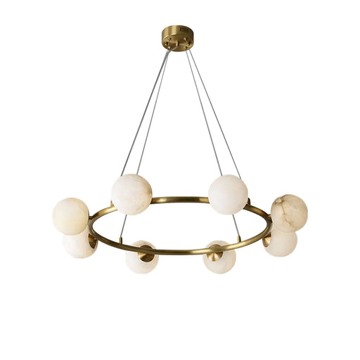 Helix Alabaster Chandelier - Sweatfully