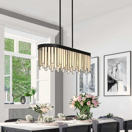 Hemaaolay Rectangular Chandelier - Sweatfully