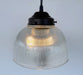 Antique 1960's Factory Holophane Chandelier Light - Sweatfully
