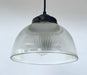 Antique 1960's Factory Holophane Chandelier Light - Sweatfully