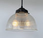 Antique 1960's Factory Holophane Chandelier Light - Sweatfully