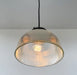 Antique 1960's Factory Holophane Chandelier Light - Sweatfully