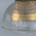 Antique 1960's Factory Holophane Chandelier Light - Sweatfully