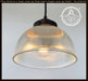 Antique 1960's Factory Holophane Chandelier Light - Sweatfully