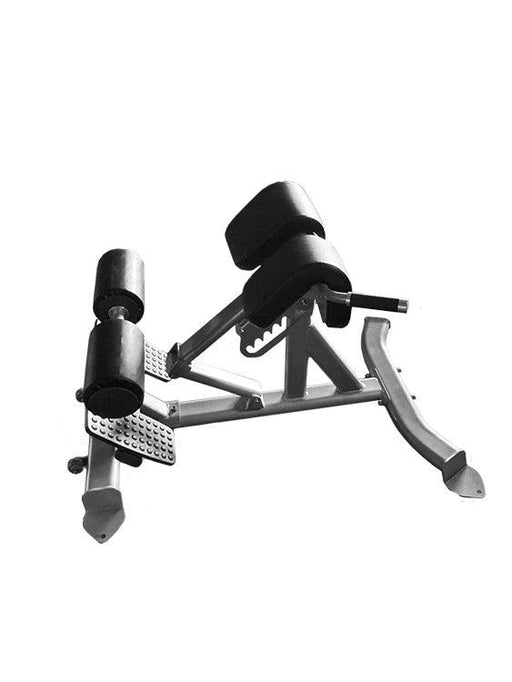 Back Extension Bench - Muscle D Fitness -  Premium Upholstery Lower Back, Roman Chair - Sweatfully