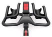 Life Fitness IC6 Indoor Cycle - Adjustable Handle Bars and Seat - Digital Display - Drink Bottle Holders - Sweatfully