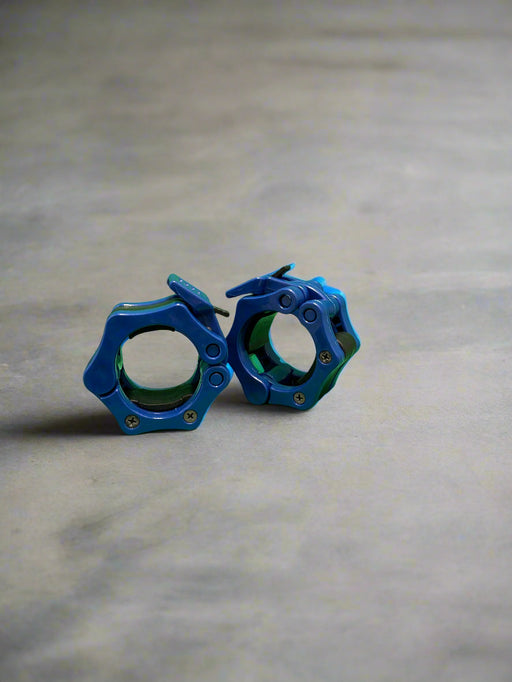 SFE Black Lock-Jaw Olympic Barbell Collars - Sweatfully