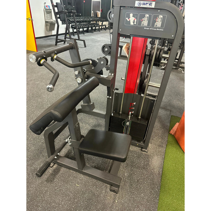 SFE Commercial Bicep & Tricep Combo Machine (New) - Sweatfully