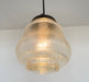 Amber Antique 1960's Glass PENDANT Light - Sweatfully