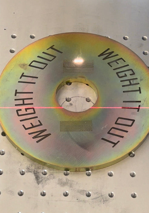 Custom Engraved Solid Steel Calibrated Weight Plate Pairs - Sweatfully