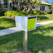 The Original UptownBox in ARCTIC WHITE - Modern Mailbox - Sweatfully
