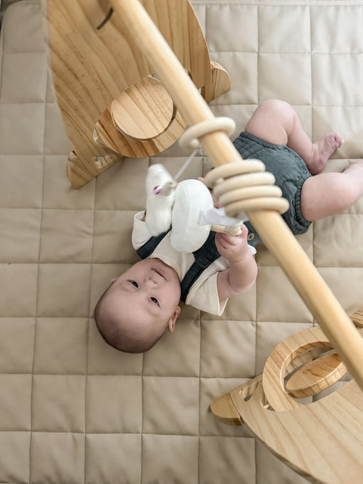 Rocket Wooden Baby Gym – Modern Montessori-Inspired Infant Play Arch - Sweatfully
