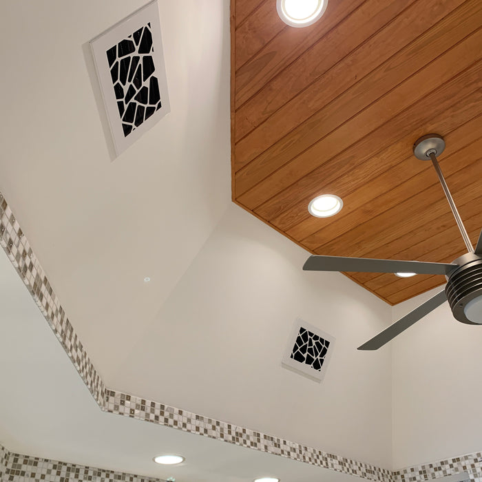 CleanVent Modern Pattern - Custom Vent Cover - AC Ceiling Vent - Sweatfully