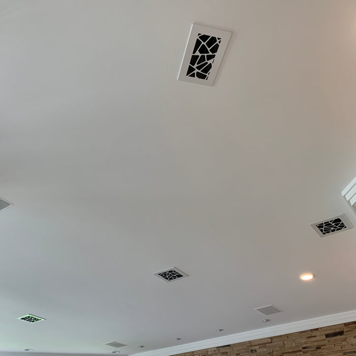 CleanVent Modern Pattern - Custom Vent Cover - AC Ceiling Vent - Sweatfully