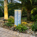 RadiantLight 27" tall ADDRESS MARKER Landscape Light - Garden Light - Sweatfully