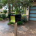 The Original UptownBox in JET BLACK - Modern Mailbox - Sweatfully