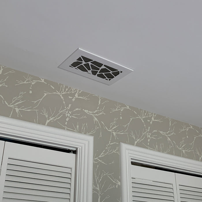 CleanVent Modern Pattern - Custom Vent Cover - AC Ceiling Vent - Sweatfully