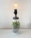 Mason Jar LAMP TABLE - (No shade included) - Sweatfully