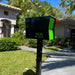 NEW! The Retrobox Locking Package Dropbox in JET BLACK - Modern Mailbox - Sweatfully