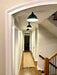 Large Black Enamel Farmhouse Ceiling Light - Sweatfully