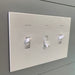 CleanPlate Classic Wall Plate in Contemporary White for Toggle Switches - Sweatfully