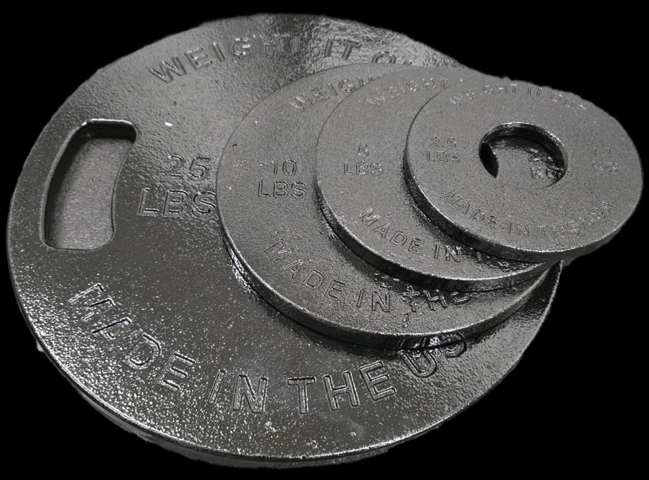 Cast Iron Weight Plate Sets - Sweatfully