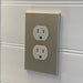 CleanPlate Classic Wall Plate in Midcentury Gold for Toggle Switches - Sweatfully
