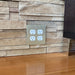 CleanPlate Classic Wall Plate in Midcentury Gold for Toggle Switches - Sweatfully
